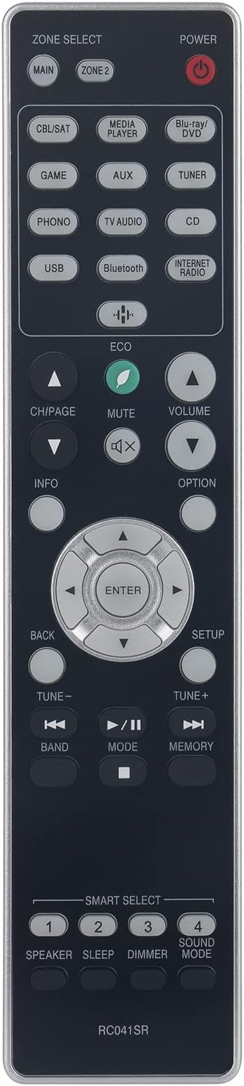VINABTY RC041SR Replacement Remote Control fit for MARANTZ Audio/Video Receiver NR1200 Stereo Network Receiver