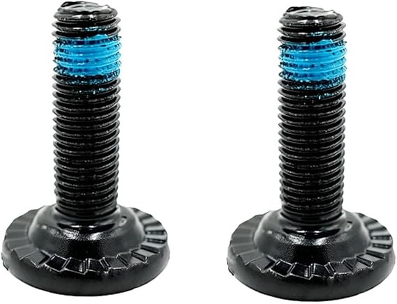 2PCS Chromoly 8-Spline BMX Spindle Bolts - 19mm Bottom Bracket Axle Screws for BMX/Mid Bikes | 8 spline bmx spindle screws