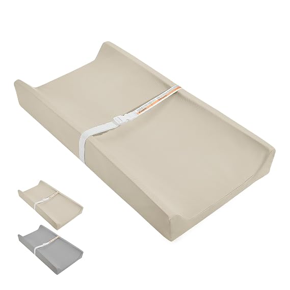 Baby Changing Pad,Wipeable Diaper Changing pad,Waterproof & Non-Slip Portable Changing Pad for Dresser and Changing Table