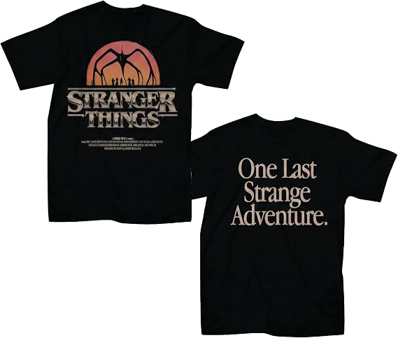 Stranger Things Mind Flayer Poster Front Back T-Shirt