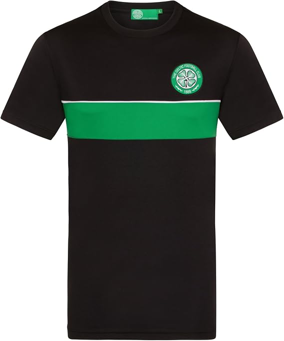 Celtic Football Club Official Soccer Gift Mens Poly Training Kit T-Shirt