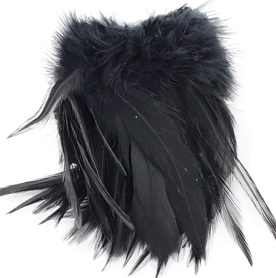 Creative Angler Saddle Hackle Fly Tying Materials - Natural Feathers for Wet Flies, Rooster Feathers, Hair Feathers for Crafts, Fly Tying Kit - Small Feathers Combo Pack of Steelhead Colored Feathers
