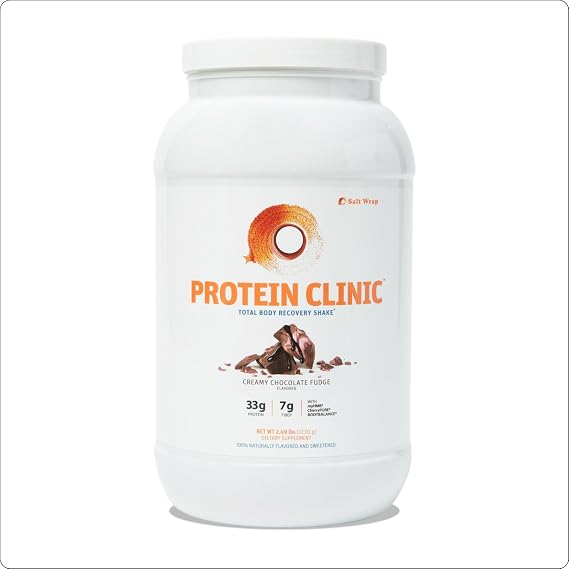 SaltWrap Protein Clinic - Collagen Protein Powder Recovery Shake, Chocolate