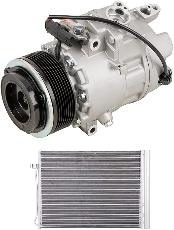For BMW X6 2008 2009 2010 2011 AC Compressor w/A/C Condenser & Drier - BuyAutoParts 61-88872R3 New