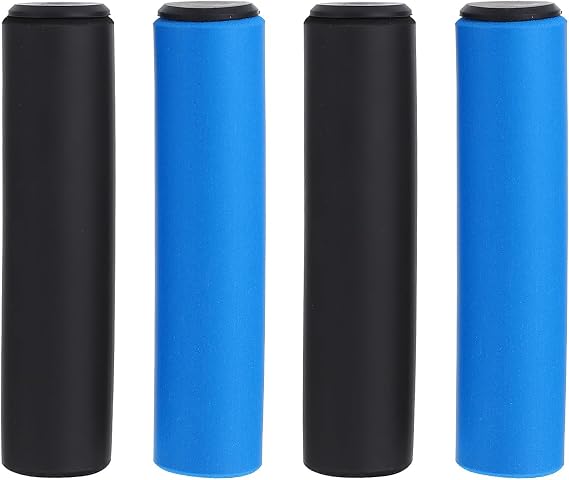 2 Pairs Foam Bike Handlebar Grips, Non-Slip Shock Absorption Sponge Handle Bar Covers for Mountain Bike Scooter Motorcycle Cruiser