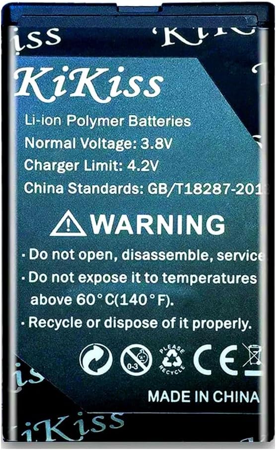 BL-5J Battery Compatible for Nokia 5230 5232 5800 5900 C3 N900 X6 X9 | 3200mAh High-Capacity Li-Polymer Long Lasting
