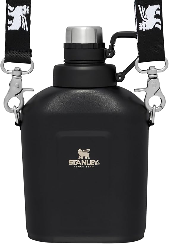 STANLEY Classic Bottle 1 Liter THE LEGENDARY CLASSIC CANTEEN | 1.1 QT Black