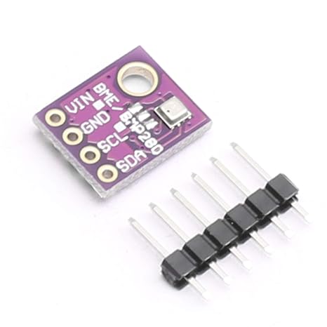 DEVMO BME280 Digital Temperature Humidity Barometric Pressure Sensor Module, 5V with IIC I2C Breakout Compatible with Ar-duino