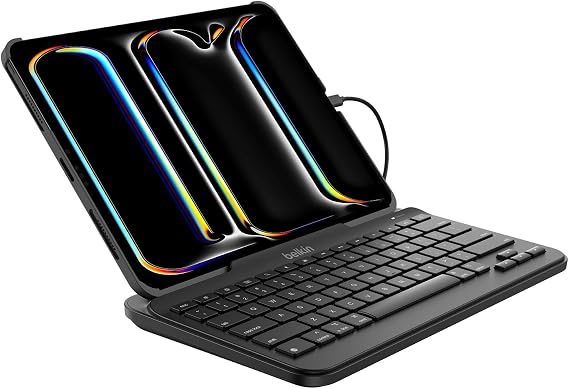 Belkin USB-C Wired Keyboard w/Stand, Plug & Play iPad