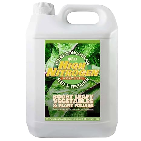 Elixir Garden High Nitrogen Concentrated Fertiliser 1L Bottle
