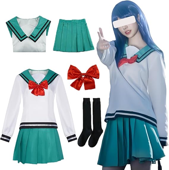 Anime Cosplay Costume School Uniform Suit Full Set for Women