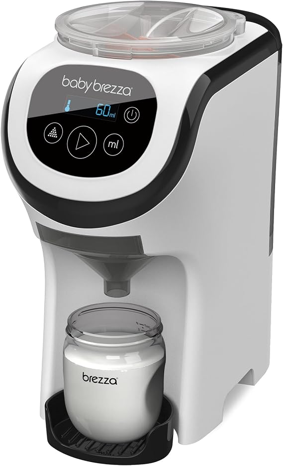 Baby Brezza Formula Pro Mini – Automatic Powder Food Preparer Machine | Compact Design | Adjustable Temperature and Quantity | Does not contain BPA