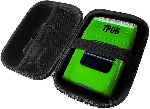 Hard Case Compatible for Shaver (Slime Green) Super Sharp Beard & Head Shaver