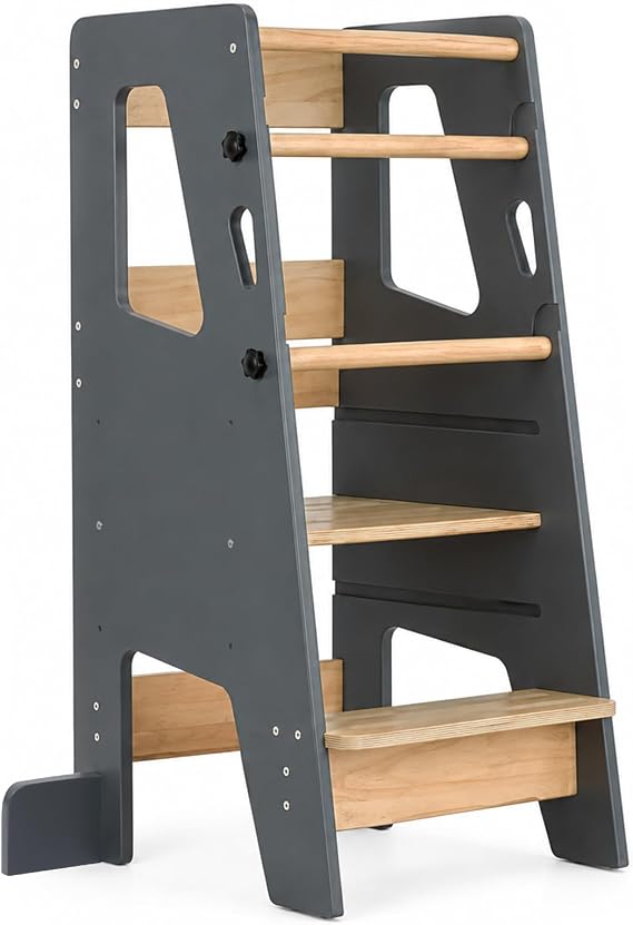 Ehhly Toddler Standing Tower-Adjustable Height Toddler Kitchen Stool Helper