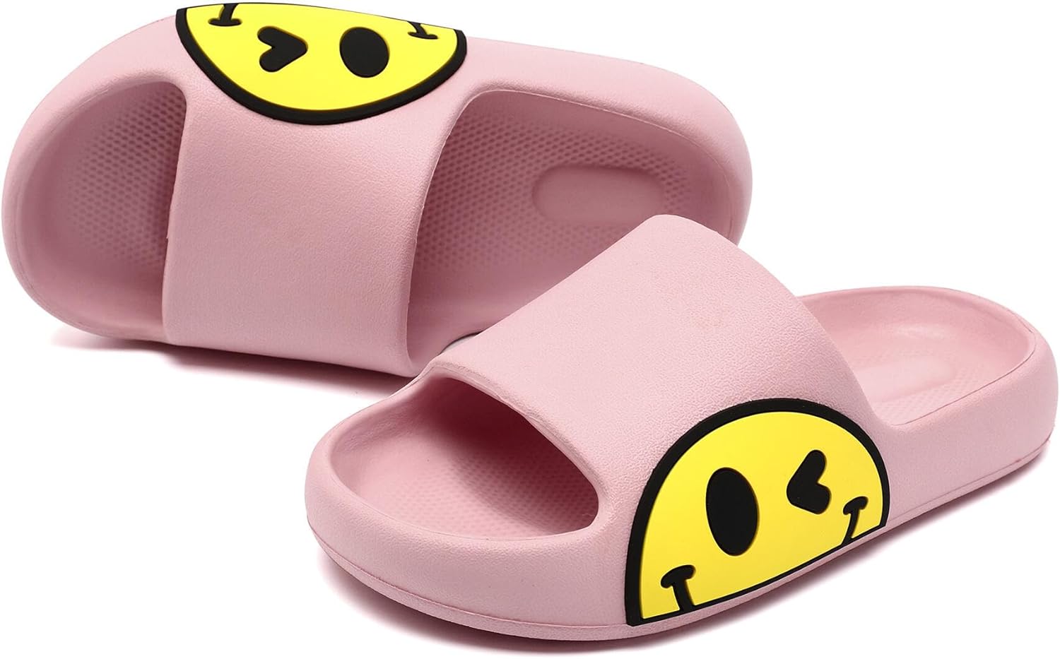 Slides Sandals for Kids,Girls Shower Shoes,Boys Cloud Slides Non slip Quick Dry Bedroom Shoes Indoor Outdoor Open Toe Spa Bath Pool Gym House Casual House Slippers