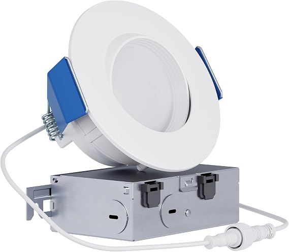 HALO RA 4 inch LED Recessed Lighting Adjustable Gimbal 5CCT 600/900lm