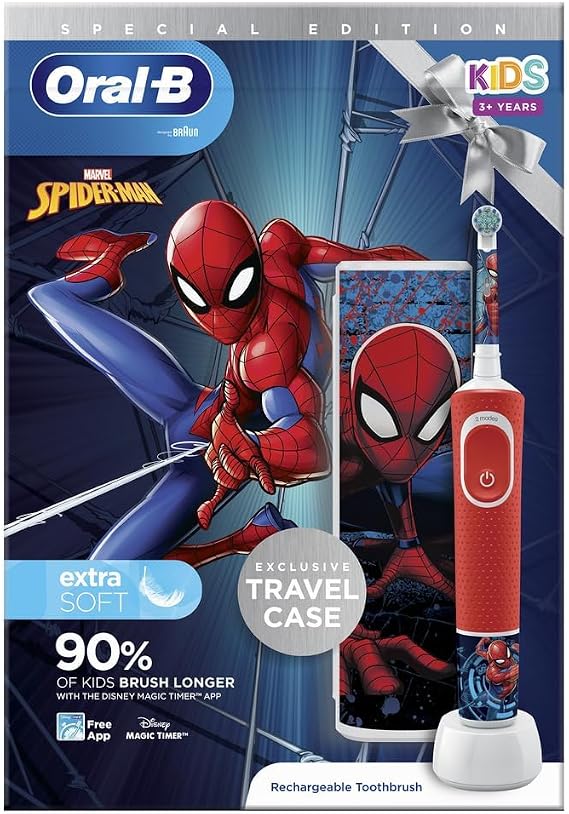 Oral-B Electric Toothbrush, Spiderman, Old