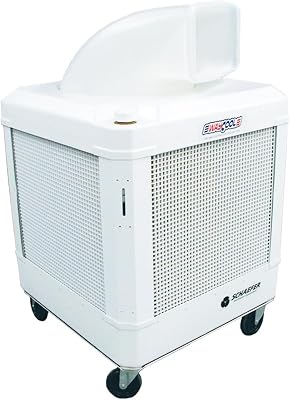 Schaefer WC-1HPMFA WayCool Portable Evaporative Cooler 1 HP, Spot Air Conditioner Patio Water Swamp Cooler for Outdoor Patios, Events, Temporary Cooling areas & Livestock, 2 Speed
