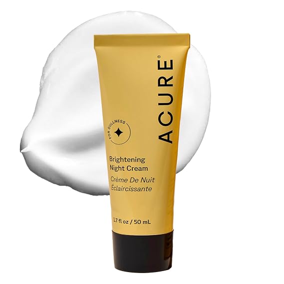 Acure Brightening Night Cream - Echinacea & Argan Oil - 1.7 fl oz