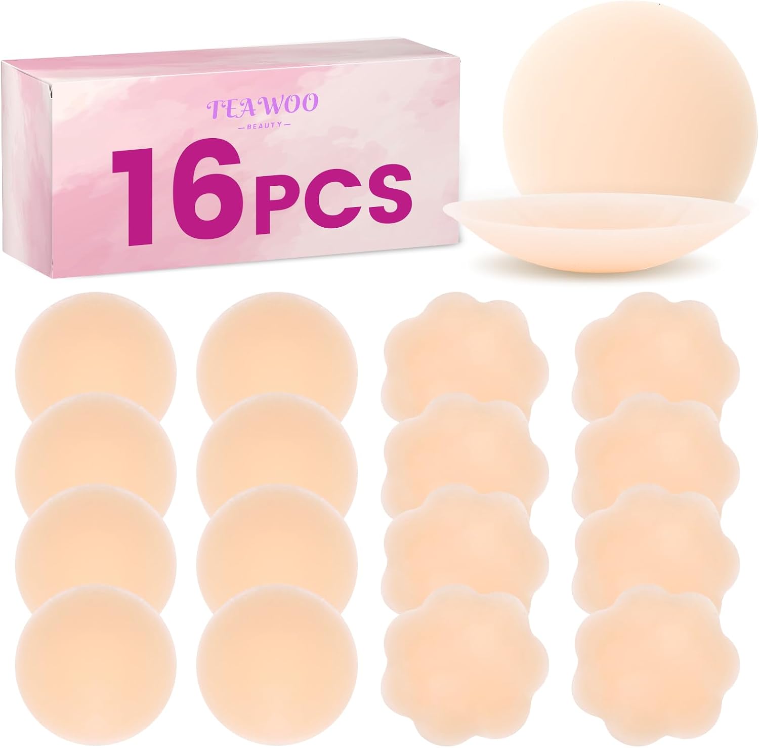 32 PCS Nipple Covers for Women, Reusable Nipple Coverings, Nipple Pasties, Boob Pasties