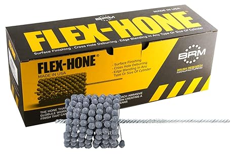 Brush Research GB31460 Flex-Hone, 3-1/4" (83mm) Diameter, 60 Grit, Silicon Carbide, for Mild Steel, Stainless Steel, Cast Iron and Softer Ferrous Materials