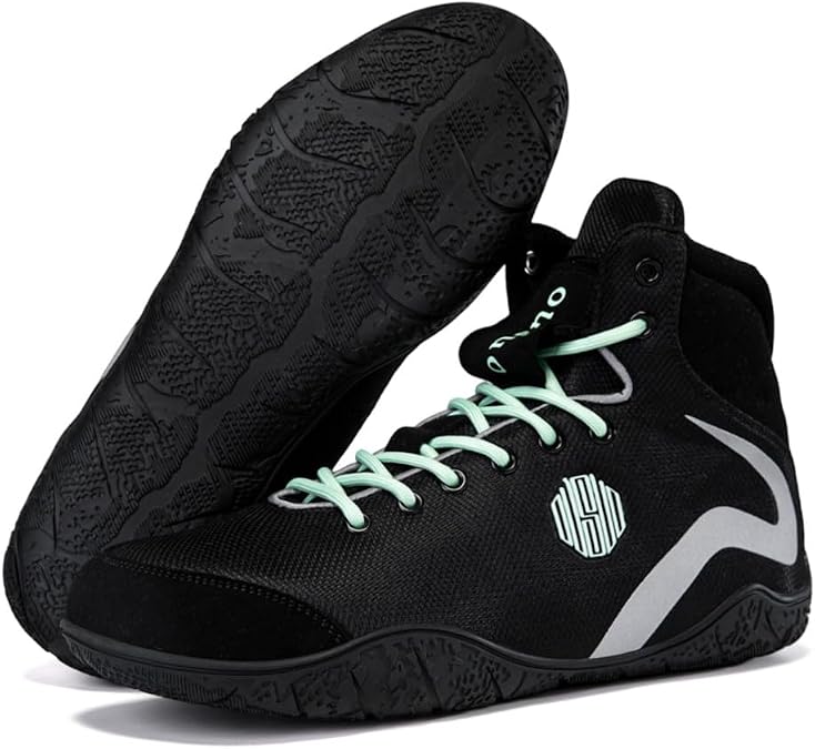 Boxing Shoes, Men's, Training Shoes, Mesh, Race Training, Boxing Shoes, Fitness, Juniors, Adults, Combat Training Shoes, Lightweight, Anti-Slip, Breathable, Gym, Weightlifting Sneakers