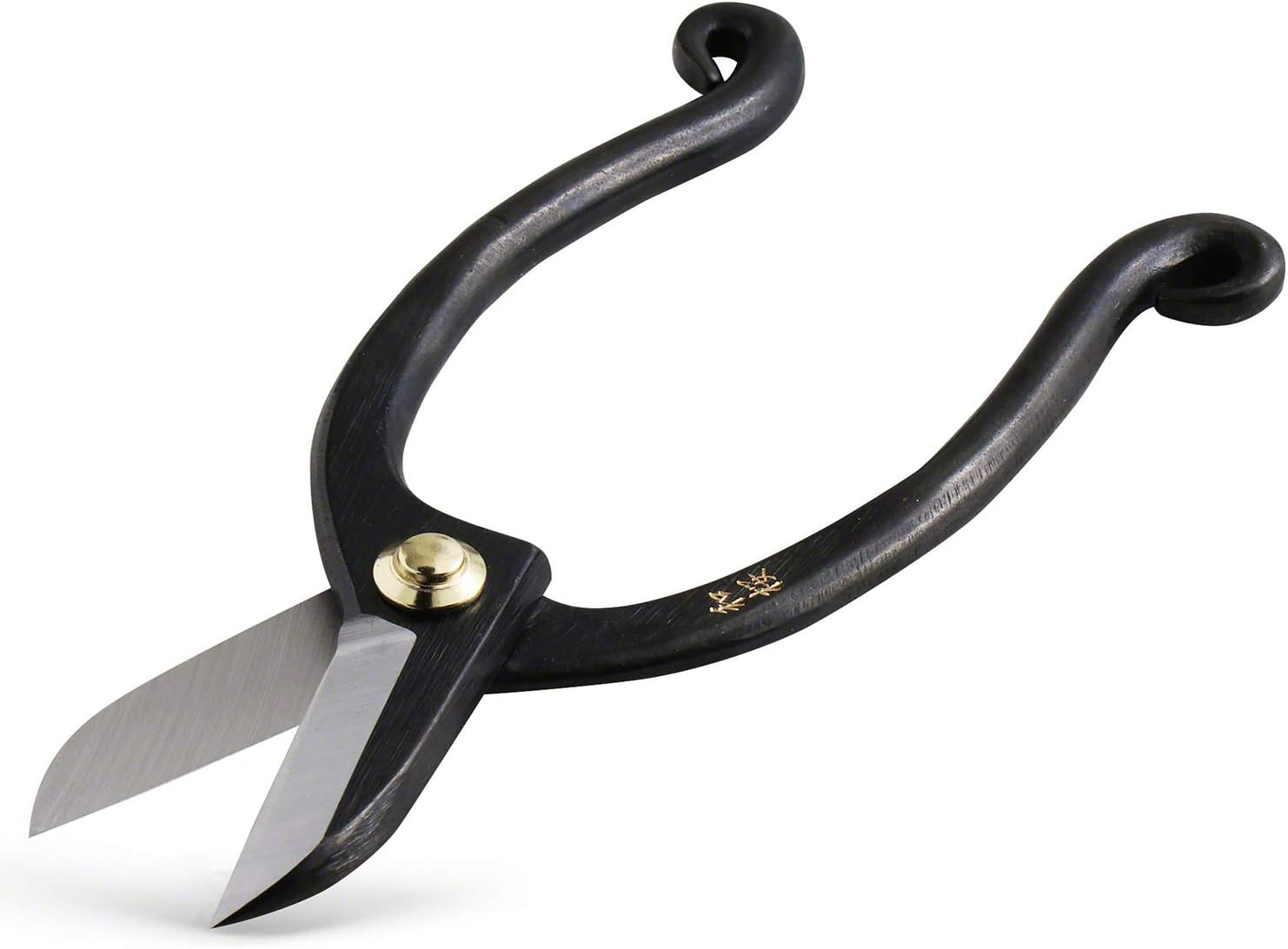 Wazakura Premium Series Flower Arrangement Ikebana Ikenobo Scissors 6.5 in165 mmMade in Japan,Flower Arrangement Hasami,Japanese Kado ToolsIkenobo Black,Satsuki Black