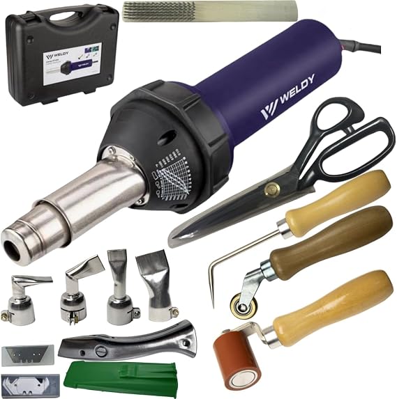 WELDY HT1600 120V 1600W Professional Heat Gun Kit for TPO PVC Roof Welding