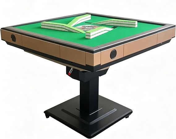 Auto Foldable Mahjong Table for Chinese//Taiwanese (Champagne)