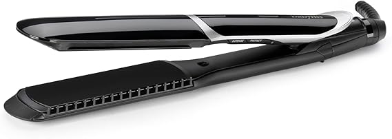 Babyliss Hair Straightener Sleek Control, 235 Degree, Advanced Ceramics Heat System, Tourmaline-Ceramic Plate, ST397E