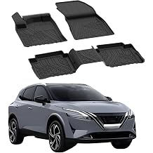 Sahler Floor Mats fits Nissan Rogue Sport 2021-2026 | Custom Fit Floor Liner for Cars | Premium Quality Car Mats Black | Odorless All Weather Waterproof Durable 4.5D Liner