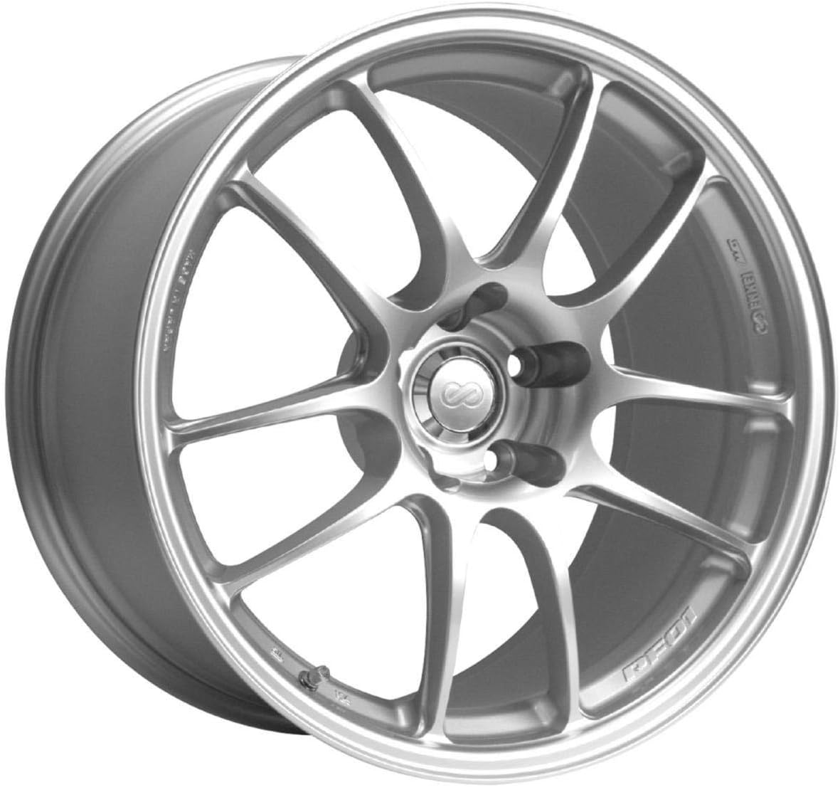 Enkei PF01- Racing Series Wheel, Silver 18x8.5" - 5x114.35x4.5, 48mm Offset One WheelRim