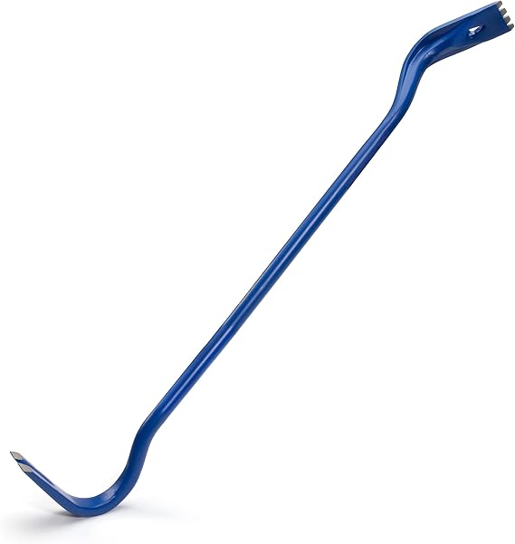 Estwing 30-inch Duck-foot Shingle Ripping Crowbar, Wrecking Pry Bar Tool, Steel