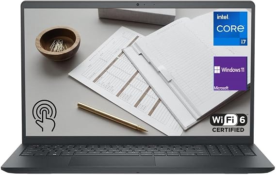 Dell Inspiron i3530 Laptop, 13th Gen Intel Core i7-1355U 10 Cores Processor, 15.6" FHD Touchscreen, 16GB RAM 1TB PCIe SSD, Bluetooth, Wi-Fi 6, HDMI, Webcam, SD Card Reader, Windows 11 Home, Black