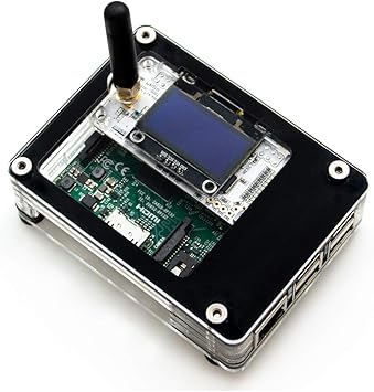 C4Labs ZRPi-1AS case for Raspberry Pi 4 &3 B+ and ZUMspot with Attached 1.3 OLED
