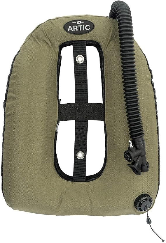 Dive Rite Arctic Wing 16" Inflator with Pull Dump OD Green