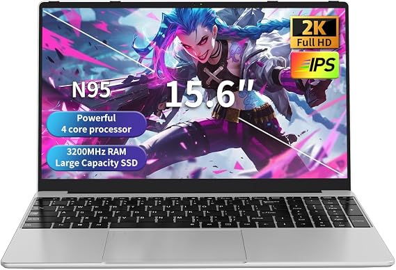 Gaming Laptop, N95, Gray