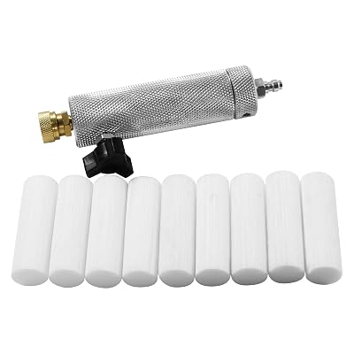 TUXING 4500Psi Pcp Air Compressor Air Filter, Pcp Oil Water Separator with Release Valve Prevent Gas Reflux,High Pressure Air Filter Diving Separator with 8mm Female and Male Quick Connector