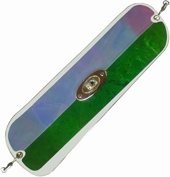 Pro-Troll Proflash Lighted Prochip Fin Flasher W/Echip, Green Goblin, 11"