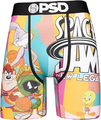 PSD Mens Boxer Brief Multi  SJ2 Jam Clr Blk Mens, XL