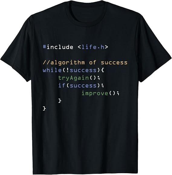 Programming Computer Science Code Algorithm Software Engineer T-Shirt