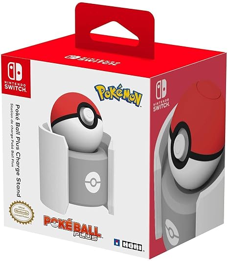 Poke Ball Plus Charge Stand Officially Licensed by Nintendo & Pokemon [PokeBall Plus Not Included]