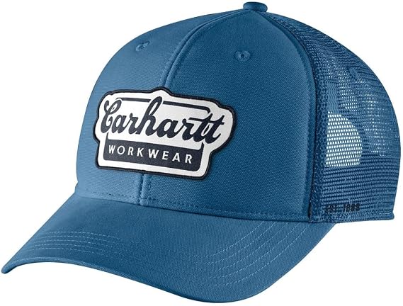 Carhartt Men's Rugged Flex Twill Mesh-Back Script Patch Cap