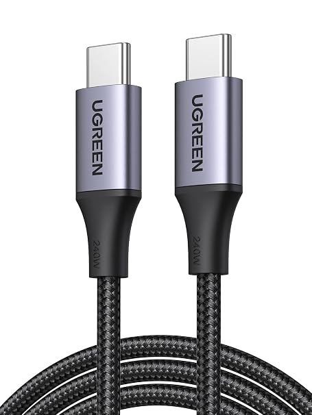 UGREEN 240W USB C Charger Cable PD 3.1 USB C to USB C Fast Charging, 1M