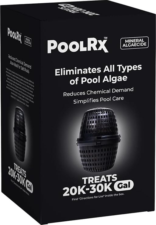 PoolRx Pool Unit #101066 6 Month Algaecide Treats 20k-30k gallons, Black