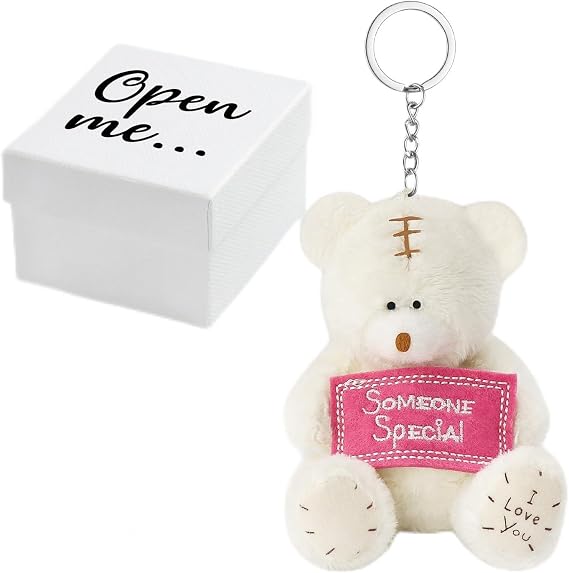 I Love You Gift,Bear Matchbox Gift for Boyfriend Girlfriend, Friends and Family Long Distance Valentine's Day(Beige)
