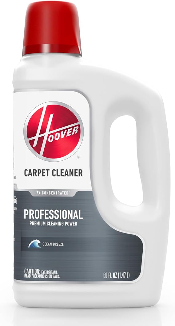 Hoover Prime Professional Carpet Cleaner Solution, 50 oz, Ocean Breeze