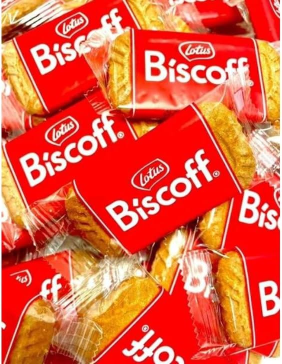 Lotus Biscoff Original Caramel Biscuits, Pack of 50, Individual Packaging
