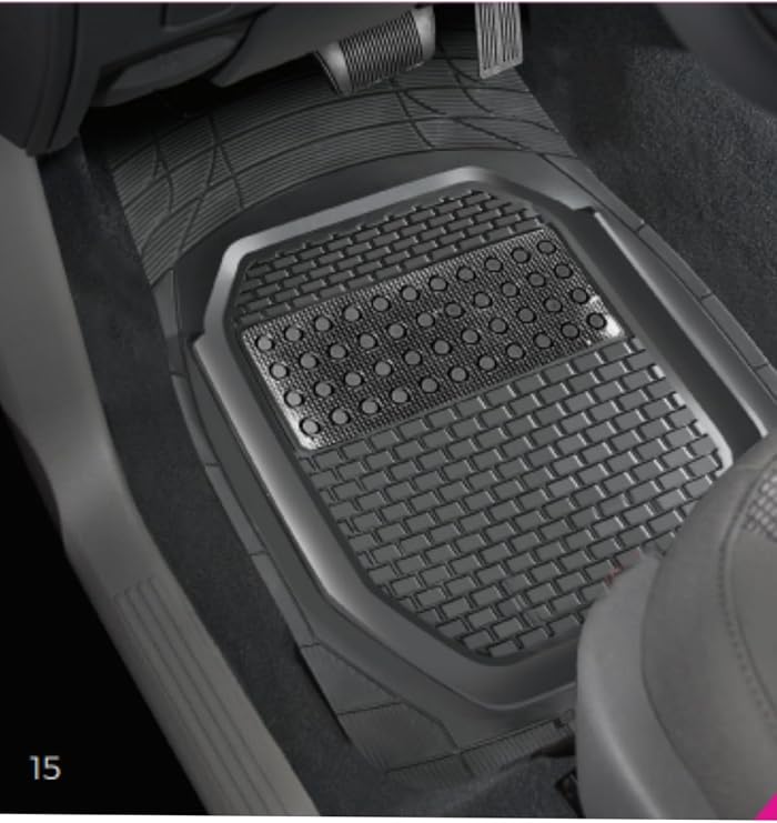 Ford İle Uyumlu Focus İle Uyumlu 3 2011 2015 Paspas Derin Havuzlu Krom Gri