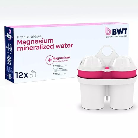 BWT 814520 12 Month Pack Magnesium Mineral IZER Filter Cartridge for Water Filter Jug